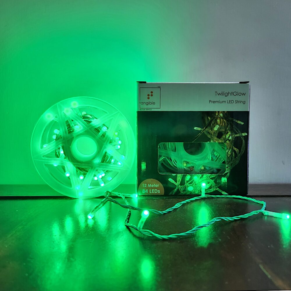 Twilight Glow Pixel LED String Lights. 12 Meter 84 LED (Single Colour Pixel)