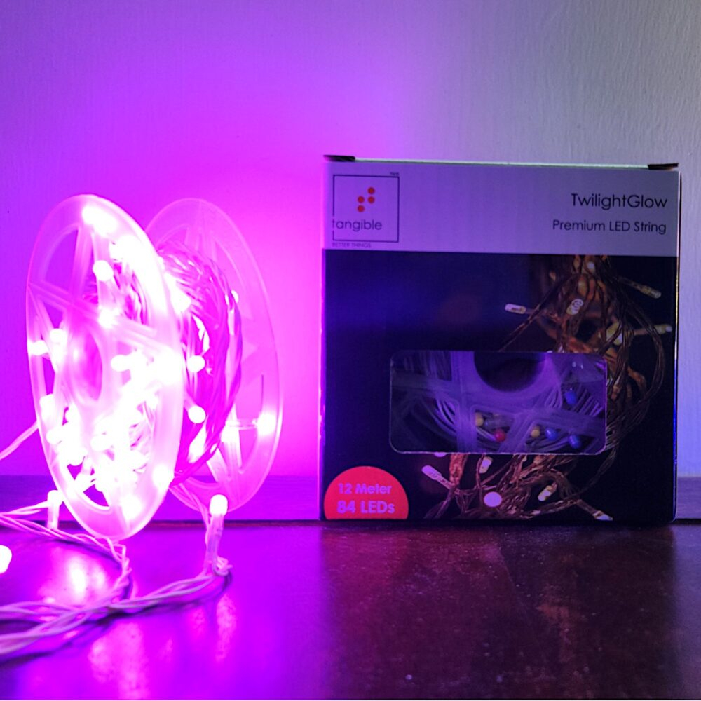 Twilight Glow Pixel LED String Lights. 12 Meter 84 LED (Single Colour Pixel)