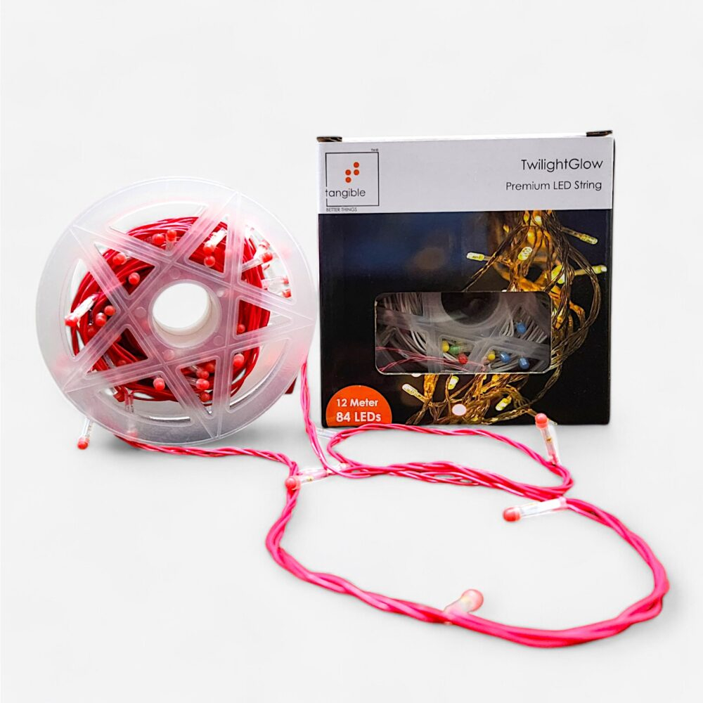 Twilight Glow Pixel LED String Lights. 12 Meter 84 LED (Single Colour Pixel)