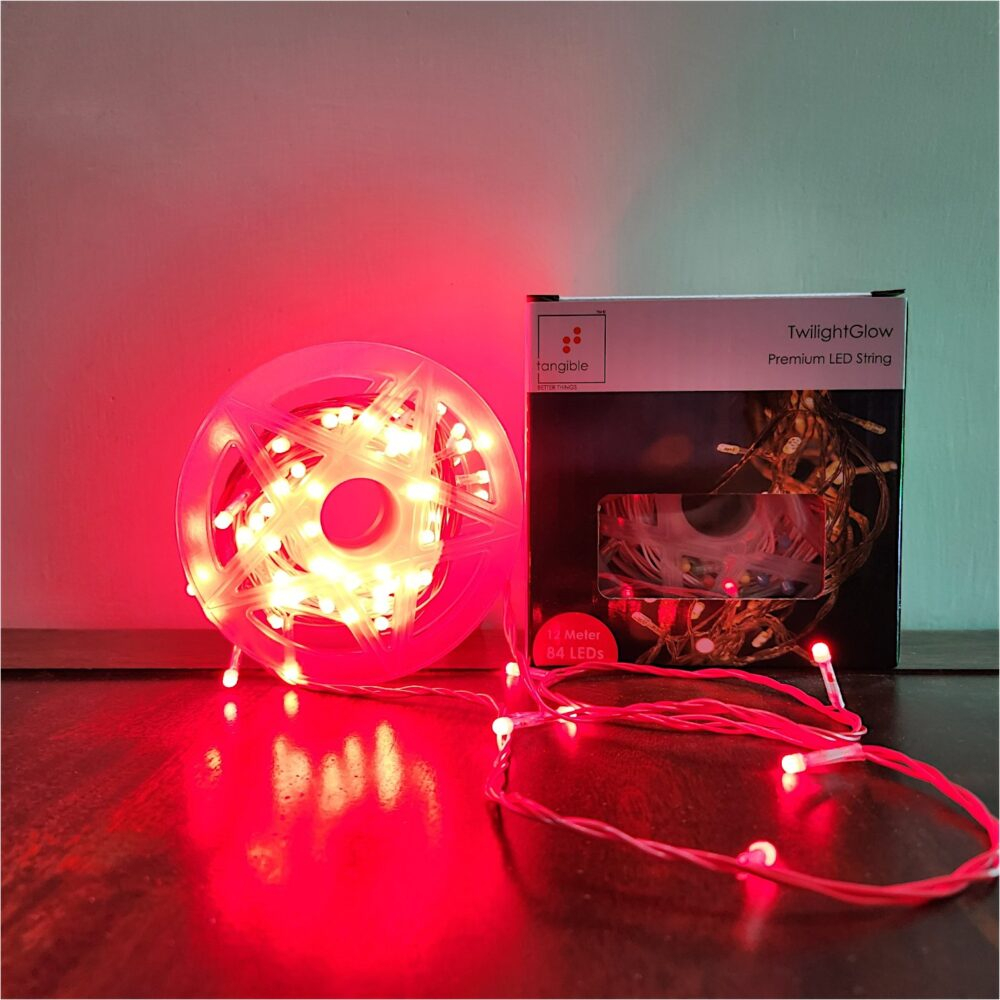 Twilight Glow Pixel LED String Lights. 12 Meter 84 LED (Single Colour Pixel)
