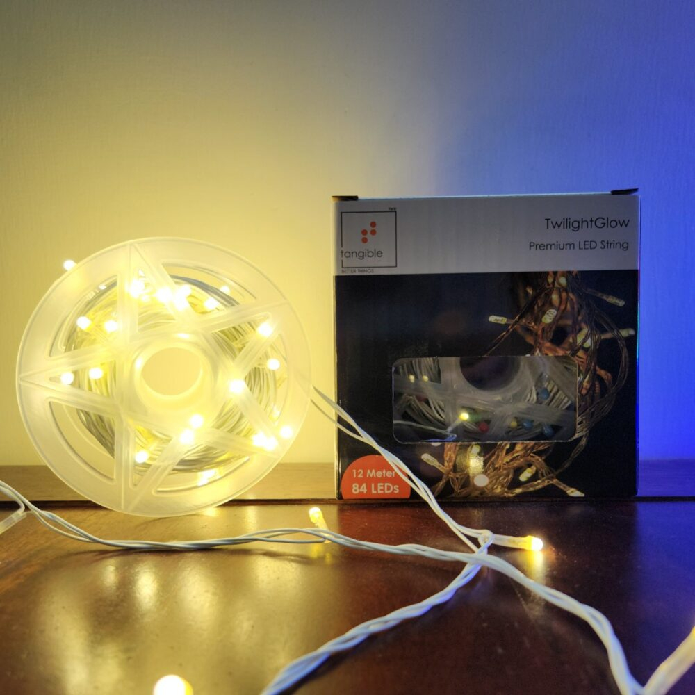 Twilight Glow Pixel LED String Lights. 12 Meter 84 LED (Single Colour Pixel)