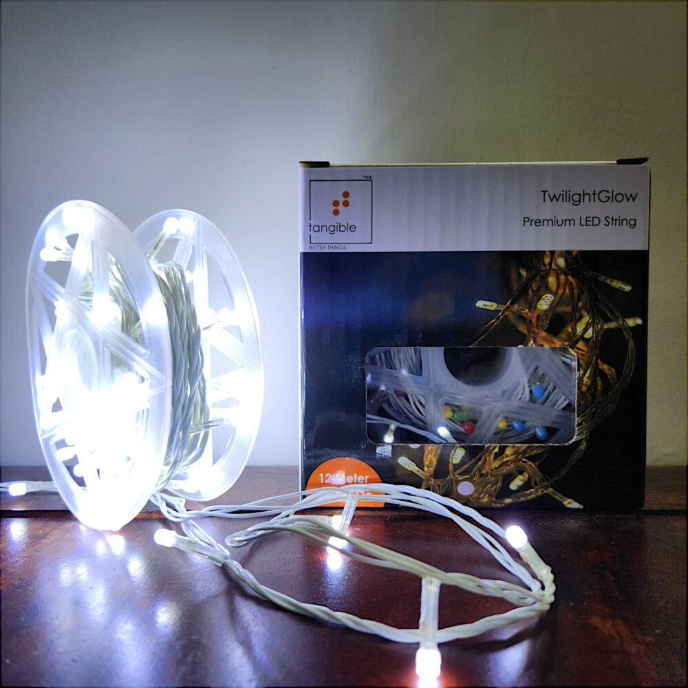 Twilight Glow Pixel LED String Lights. 12 Meter 84 LED (Single Colour Pixel)