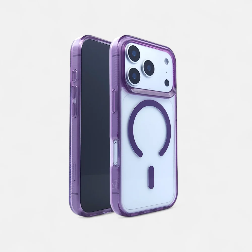 IP17 Pro ProBlend ClearJel MagX Purple-3 ProBlend ClearJel MagX Case for iPhone 17 Series