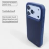 IP17 Pro ProBlend Raised Side Button Corner ProBlend Frosted Case for iPhone 17 Series